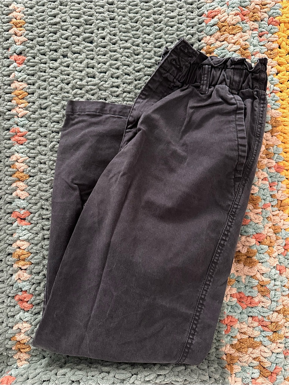 Universal Thread Black Elastic-Waist Chinos